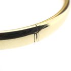 Image 8 of Gold smooth slave bracelet; Size M/L