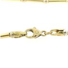 Image 4 of Two-tone gold bar link bracelet | 19 cm