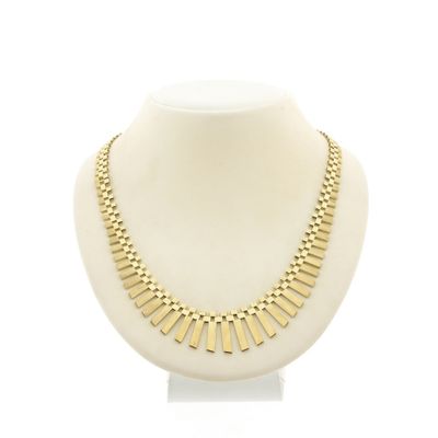 Image 1 of Gold matte Cleopatra necklace