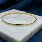 Image 2 of Gold bar link bracelet