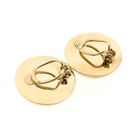 Image 4 of Vintage Gold Clip Earrings