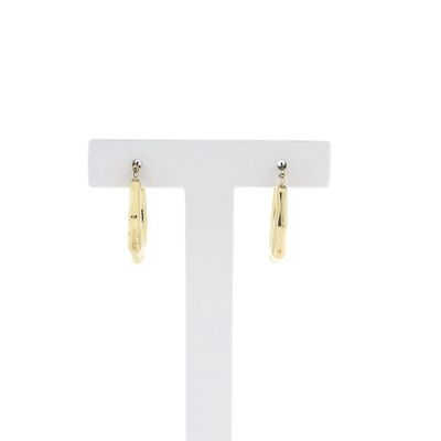 Image 1 of Gold lapidary earrings | Ø 20 mm