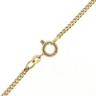 Image 8 of Gold flat gourmet link chain | 72 cm