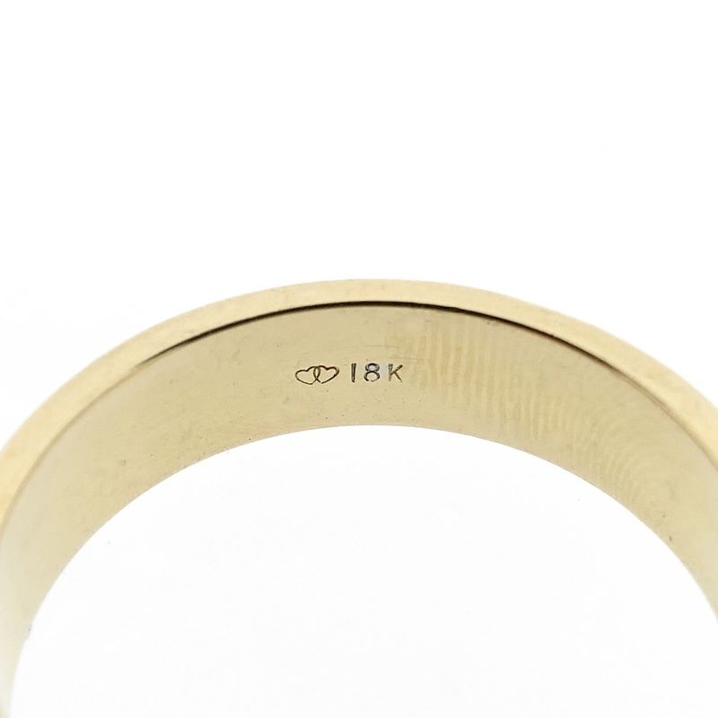 Image 6 of Novell bicolor gold ring with 0.10 ct diamond.