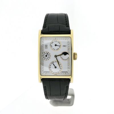 Image 1 of IWC Novecento Perpetual Calendar Moonphase IW3545; 18k. Gold men's watch