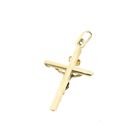 Image 5 of Gold pendant of a cross with corpus | INRI