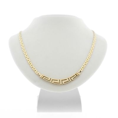 Gold meander necklace Image 1 of Gold meander necklace