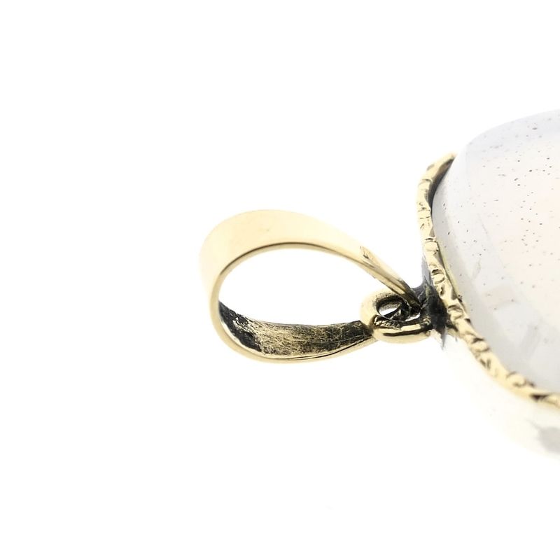 Image 5 of Gold/silver pendant with a mix of gemstones