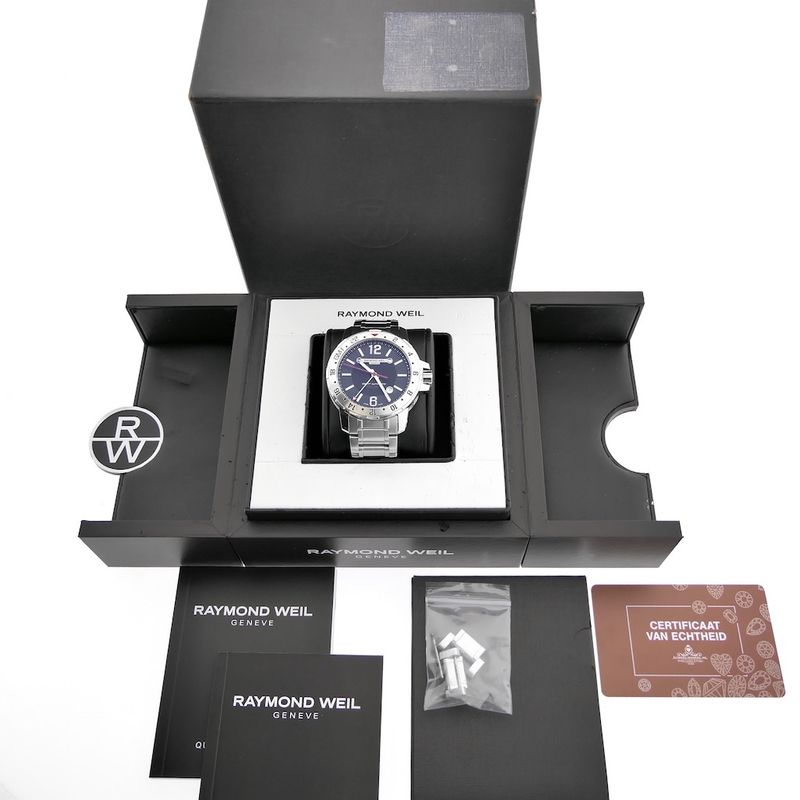 Image 4 of Raymond Weil Nabucco GMT; Automatic men's watch with second time zone