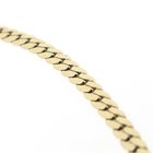 Image 4 of Two-tone gold women's bracelet with zirconia | 17.5 cm