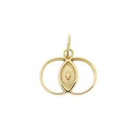 Golden subtle pendant; Connectedness