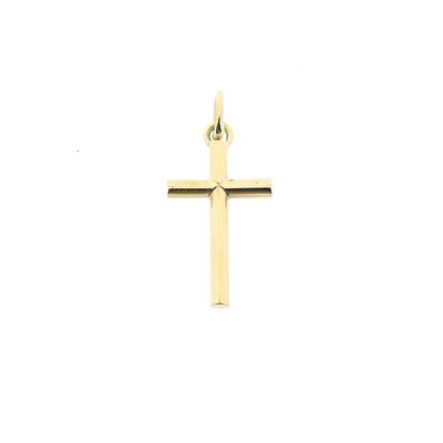 Image 1 of 18 carat gold pendant of a cross
