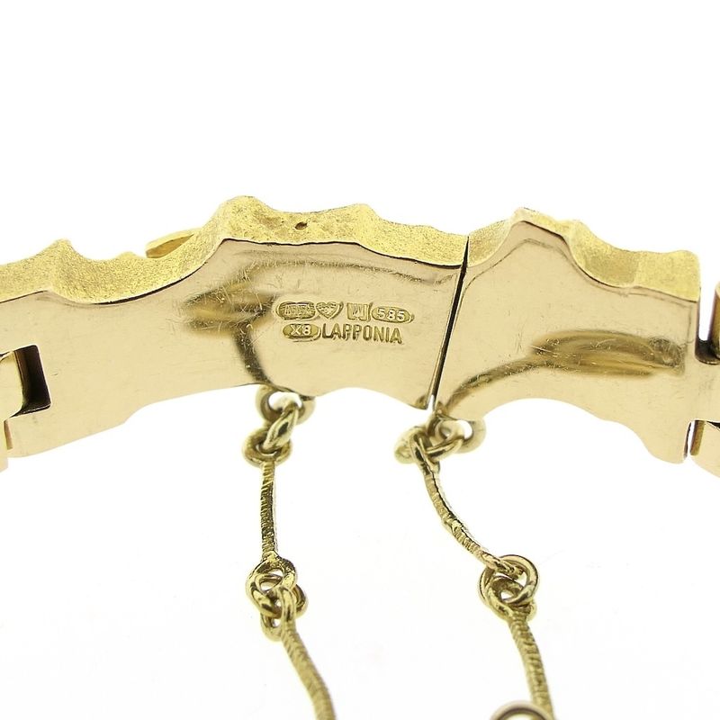 Image 7 of Lapponia bicolor gold Alba bracelet