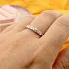 Image 4 of White gold ring with diamond | 0.35 ct. | Le chic