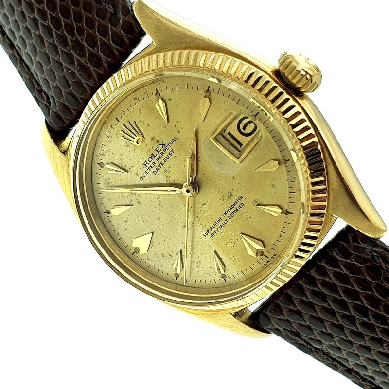 Image 7 of Rolex Datejust 18k; Men's watch | Ref. 6605
