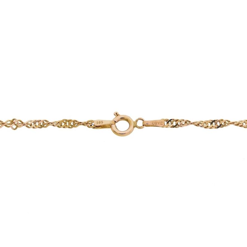 Image 4 of Rose gold twisted link chain