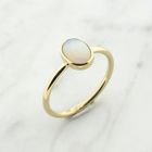 Image 1 of Gold ring with precious opal