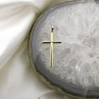 Image 2 of Gold pendant with a subtle cross