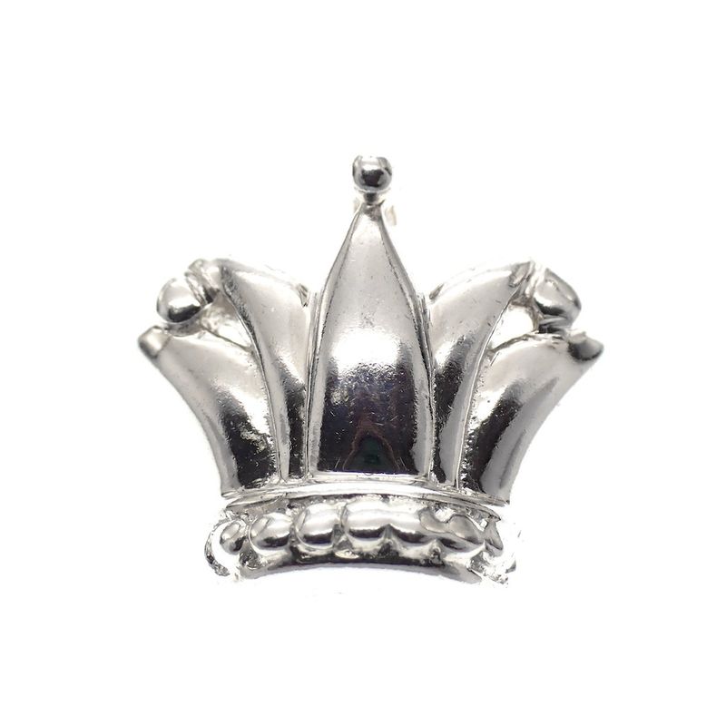 Image 1 of Silver charm; Crown