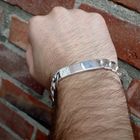 Image 2 of Silver bracelet with engraving plate