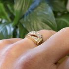 Image 7 of Gold ring with zirconia