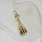 Image 2 of Gold pendant of a cat
