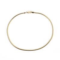Gold snake link bracelet; Midas | 21.5 cm
