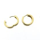 Image 4 of Toni Gard luxury gold hoop earrings; Ø 17 mm