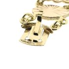 Image 4 of Antique gold boat bracelet with garnet