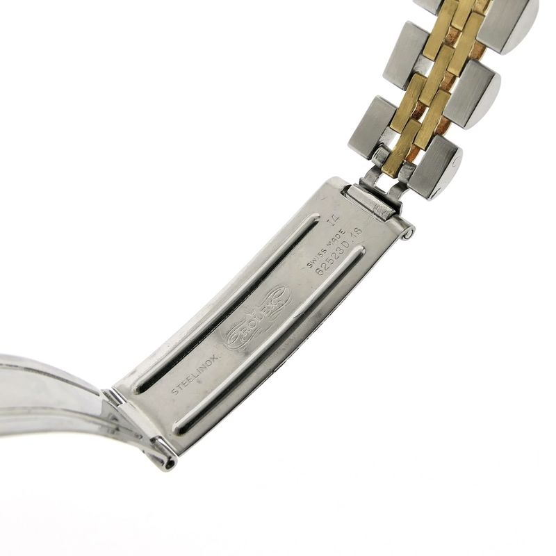 Image 14 of Rolex Datejust 26mm 69173; 18k gold/steel vintage women's watch