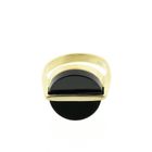 Image 3 of Gold ring with onyx