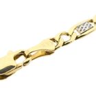 Image 5 of Two-tone gold Figaro link chain