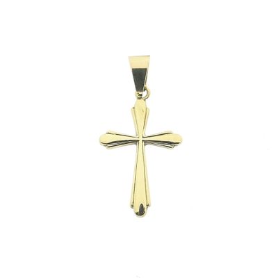 Image 1 of Gold pendant of a cross