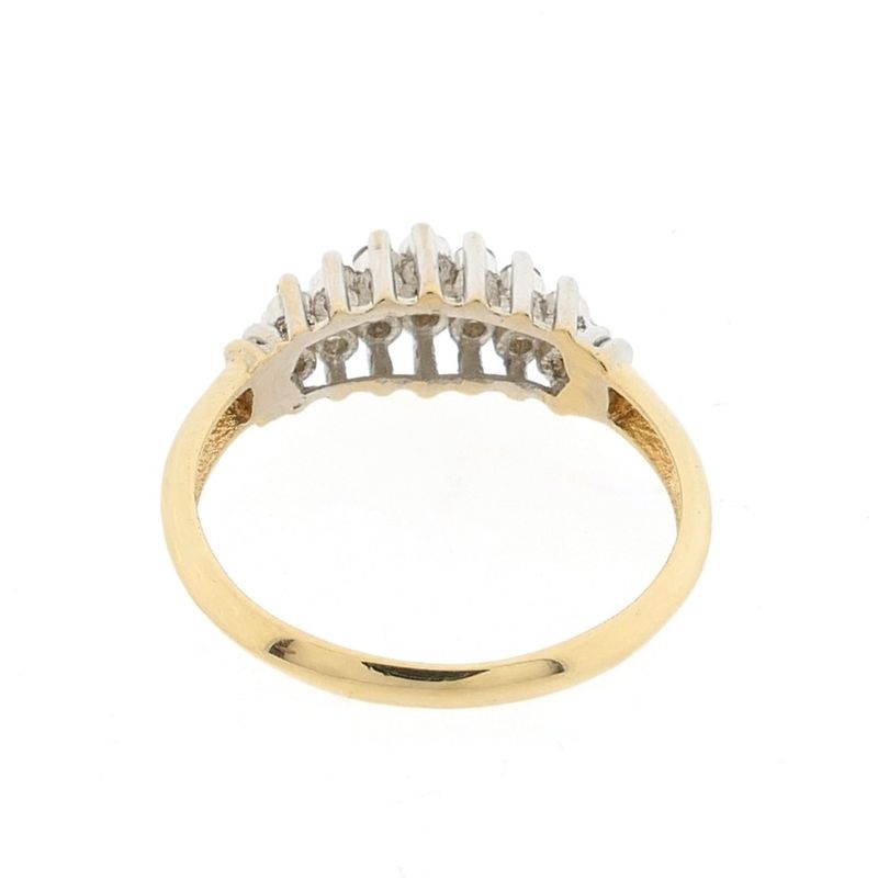 Image 6 of Gold ring pavé set with diamonds | 0.56 ct.
