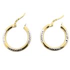 Image 6 of Two-tone gold earrings | Ø 20.0 mm