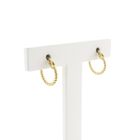 Image 3 of Gold twisted earrings