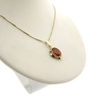 Image 3 of Vintage gold pendant with citrine