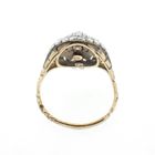 Image 7 of Victorian cocktail ring with rose-cut diamonds | approx. 0.94 ct.