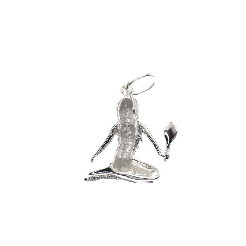 Image 4 of Silver charm of the Virgo zodiac sign