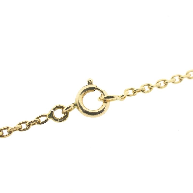 Image 4 of 18 carat gold anchor link chain.
