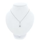 Image 3 of White gold pendant with diamond | 0.07 ct.