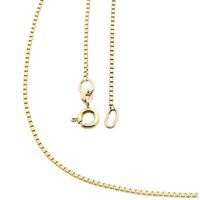 Golden Venetian link chain | 55 cm