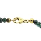 Image 4 of Emerald bead bracelet with gold clasp | 20 cm