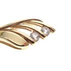 Image 5 of Golden fantasy pendant with zirconia