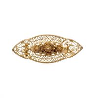 Gold brooch with Zeeland buttons