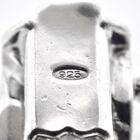 Image 3 of Silver gourmet link bracelet with engraving plate