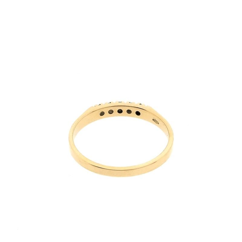 Image 7 of Gold ring with diamond | 0.175 ct.