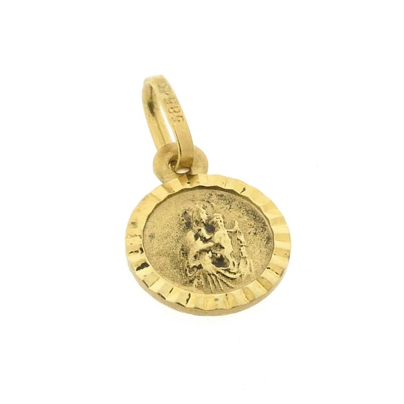 Image 6 of Gold pendant with Mary and Jesus
