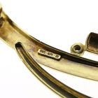 Image 7 of Gold brooch with zirconia