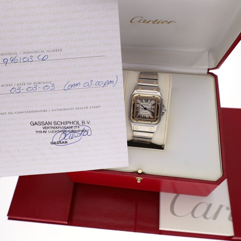 Image 16 of Cartier Santos Galbée Automatic 2319 W20041C4; Automatic Watch